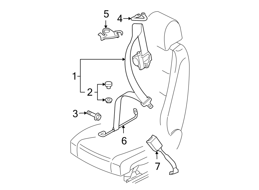 7RESTRAINT SYSTEMS. FRONT SEAT BELTS.https://images.simplepart.com/images/parts/motor/fullsize/9290455.png