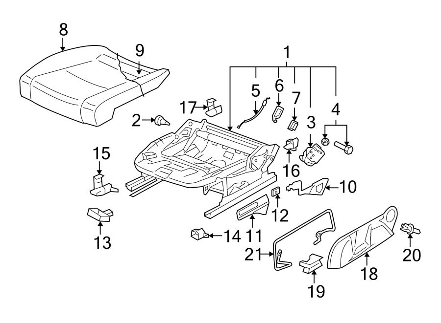 10SEATS & TRACKS. FRONT SEAT COMPONENTS.https://images.simplepart.com/images/parts/motor/fullsize/9290465.png