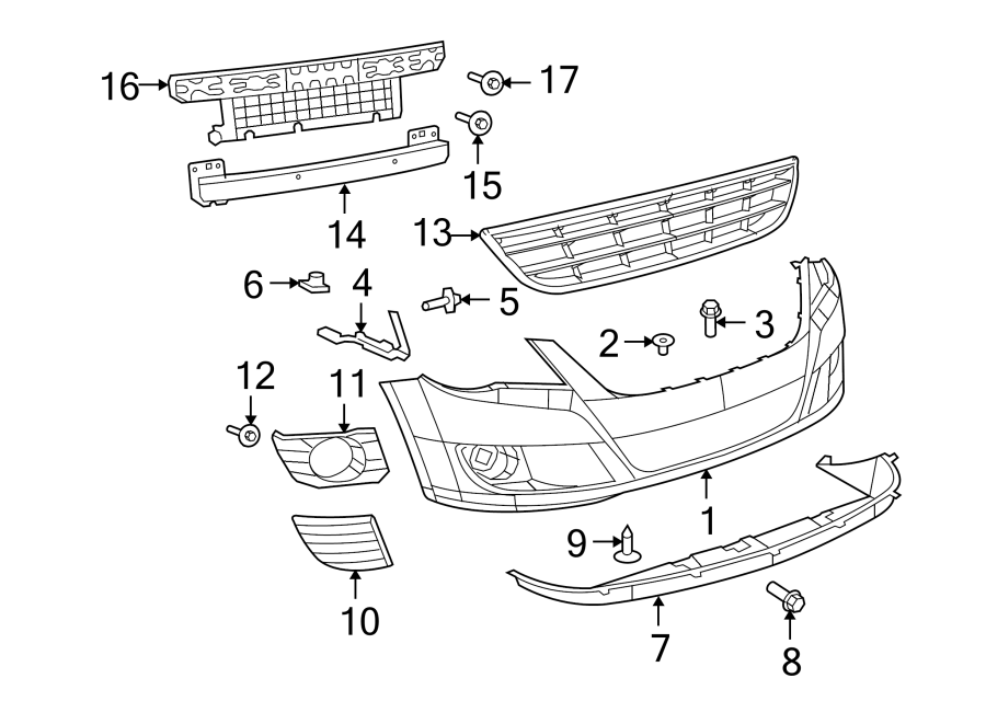 9FRONT BUMPER. BUMPER & COMPONENTS.https://images.simplepart.com/images/parts/motor/fullsize/9295015.png