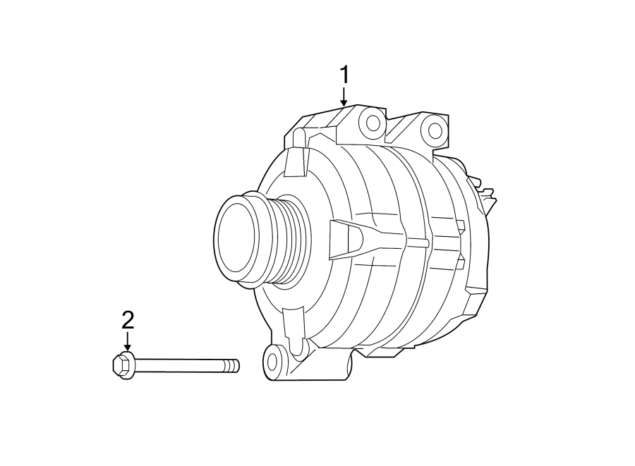 Full size assembly image of ALTERNATOR. (1/1)
