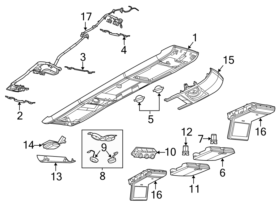 OVERHEAD CONSOLE.