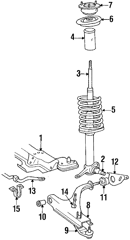 9FRONT SUSPENSION. STABILIZER BAR & COMPONENTS. SUSPENSION COMPONENTS.https://images.simplepart.com/images/parts/motor/fullsize/9703625.png