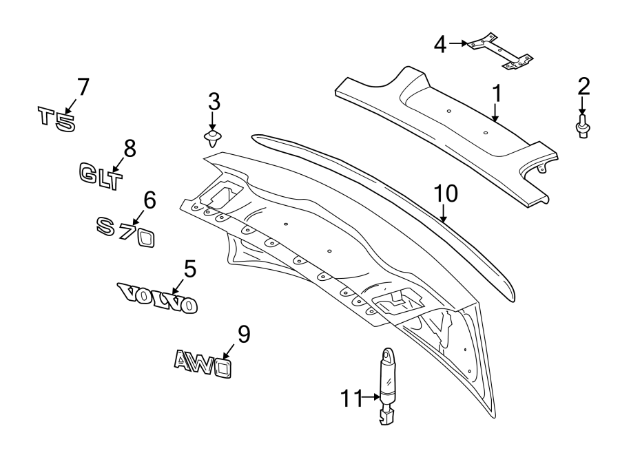 11TRUNK LID. EXTERIOR TRIM.https://images.simplepart.com/images/parts/motor/fullsize/9711680.png