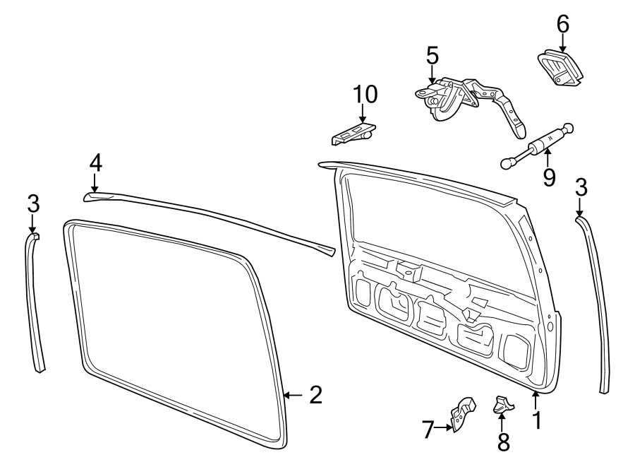 9LIFT GATE. GATE & HARDWARE.https://images.simplepart.com/images/parts/motor/fullsize/9711690.png