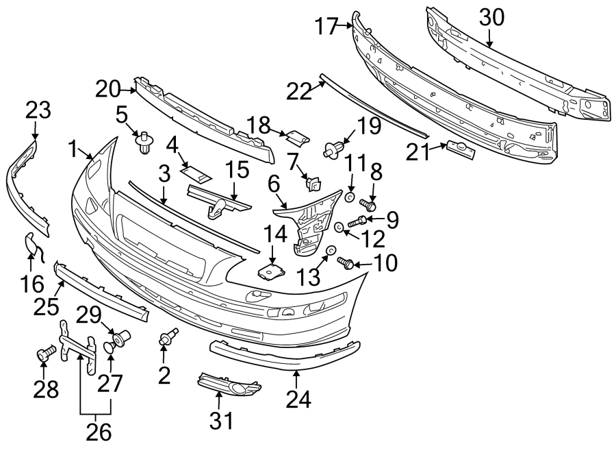 2FRONT BUMPER & GRILLE. BUMPER & COMPONENTS.https://images.simplepart.com/images/parts/motor/fullsize/9712028.png