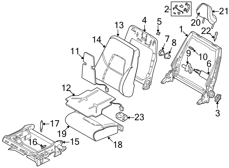 1Seats & tracks. Front seat components.https://images.simplepart.com/images/parts/motor/fullsize/9712420.png