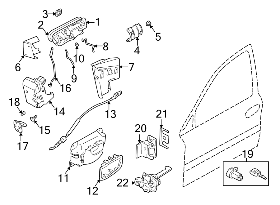 1Front door. Lock & hardware.https://images.simplepart.com/images/parts/motor/fullsize/9712545.png