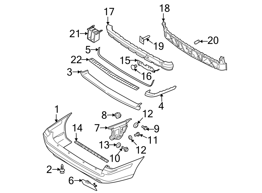 11REAR BUMPER. BUMPER & COMPONENTS.https://images.simplepart.com/images/parts/motor/fullsize/9712740.png