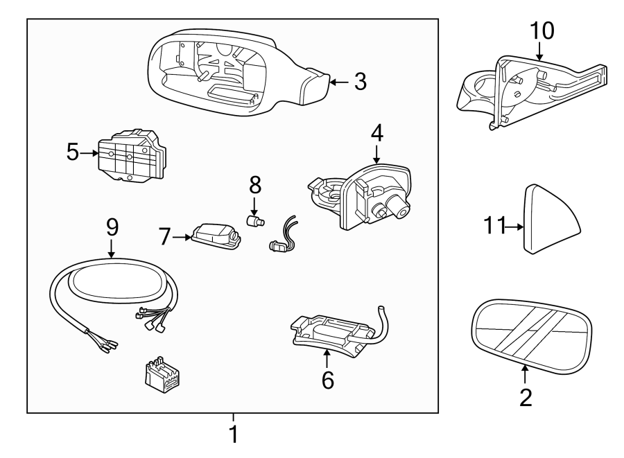 7FRONT DOOR. OUTSIDE MIRRORS.https://images.simplepart.com/images/parts/motor/fullsize/9712825.png