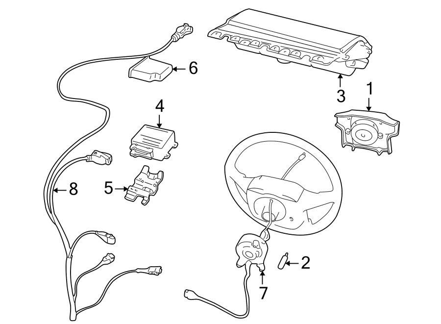 4RESTRAINT SYSTEMS. AIR BAG COMPONENTS.https://images.simplepart.com/images/parts/motor/fullsize/9713360.png