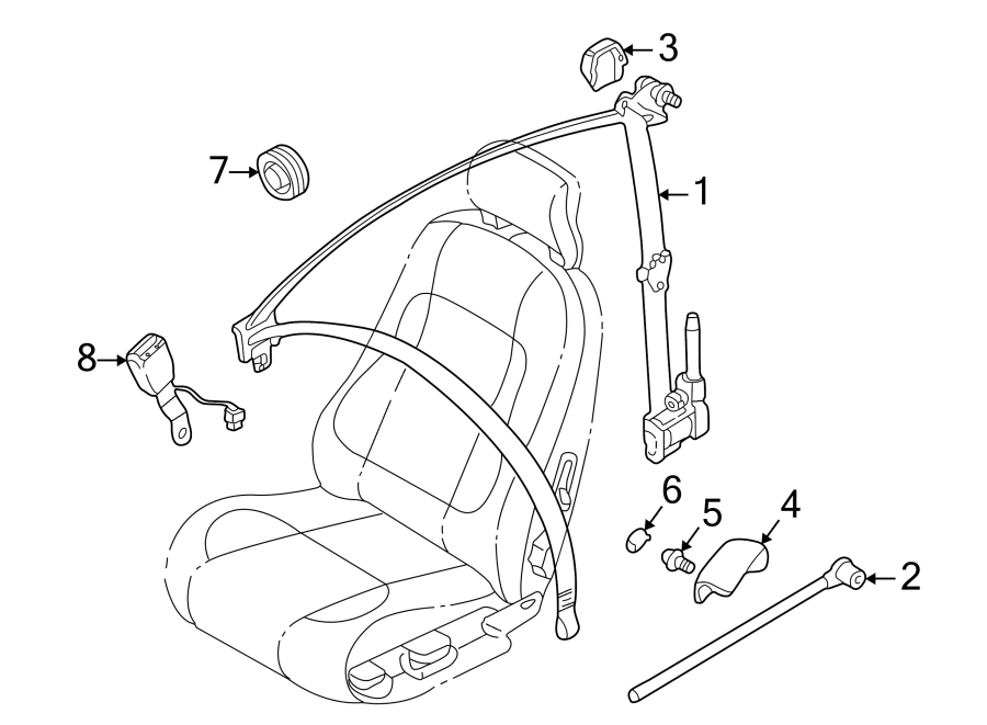 7RESTRAINT SYSTEMS. FRONT SEAT BELTS.https://images.simplepart.com/images/parts/motor/fullsize/9713370.png