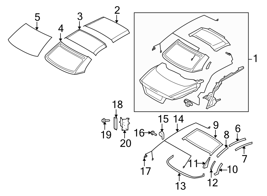 16RETRACTABLE TOP. TOP & COMPONENTS.https://images.simplepart.com/images/parts/motor/fullsize/9714370.png