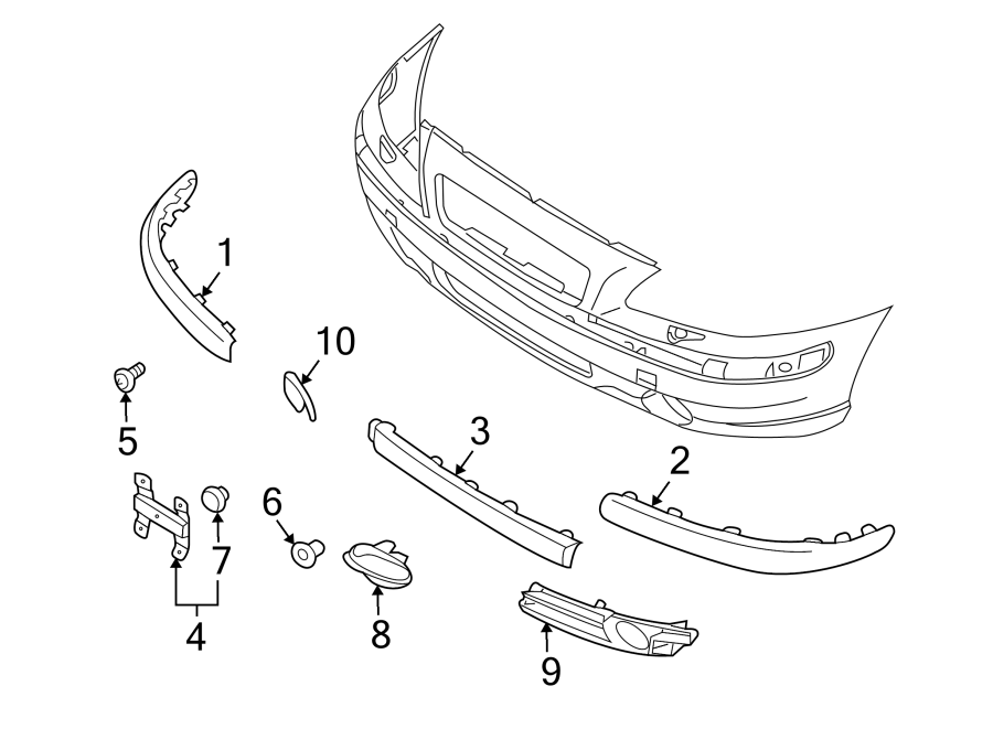 9FRONT BUMPER & GRILLE. EXTERIOR TRIM.https://images.simplepart.com/images/parts/motor/fullsize/9715015.png