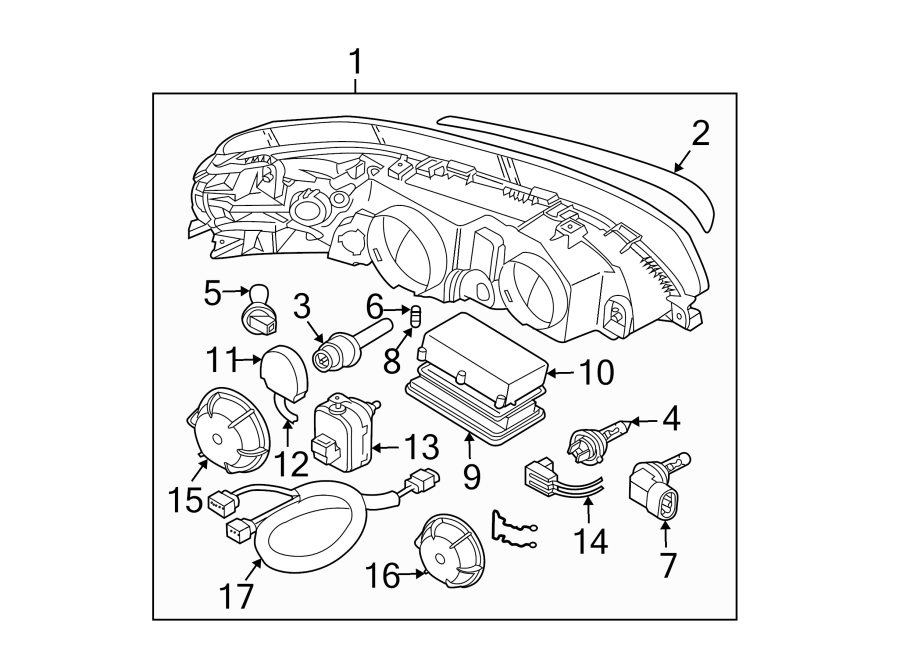 5FRONT LAMPS. HEADLAMP COMPONENTS.https://images.simplepart.com/images/parts/motor/fullsize/9715035.png