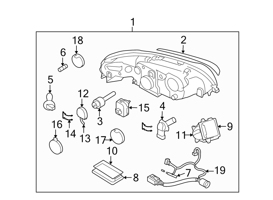 12FRONT LAMPS. HEADLAMP COMPONENTS.https://images.simplepart.com/images/parts/motor/fullsize/9715045.png