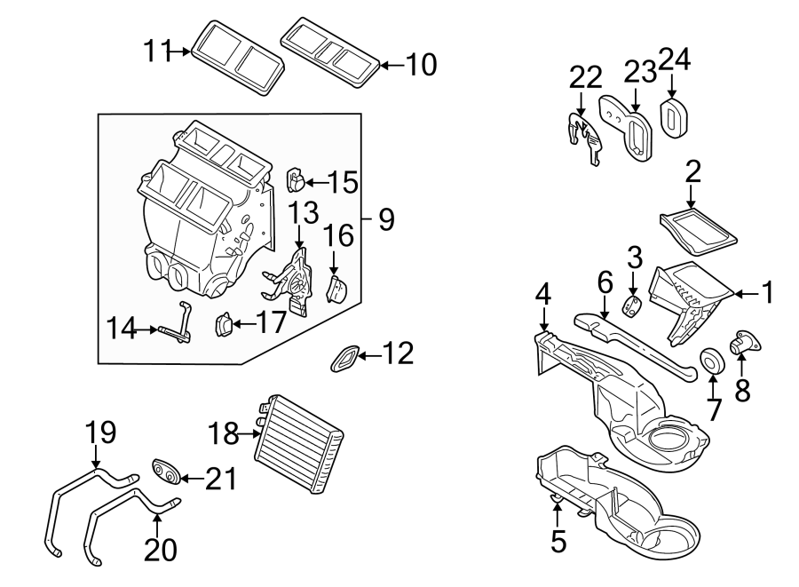 15AIR CONDITIONER & HEATER. HEATER COMPONENTS.https://images.simplepart.com/images/parts/motor/fullsize/9715180.png