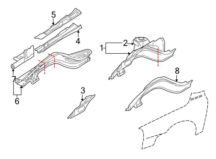 2FENDER. STRUCTURAL COMPONENTS & RAILS.https://images.simplepart.com/images/parts/motor/fullsize/9715230.png