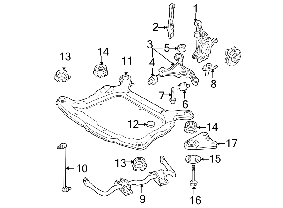 13FRONT SUSPENSION. SUSPENSION COMPONENTS.https://images.simplepart.com/images/parts/motor/fullsize/9715500.png