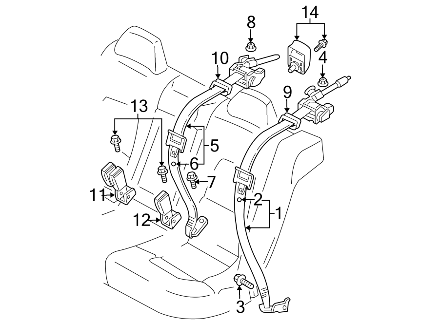 4RESTRAINT SYSTEMS. REAR SEAT BELTS.https://images.simplepart.com/images/parts/motor/fullsize/9715705.png