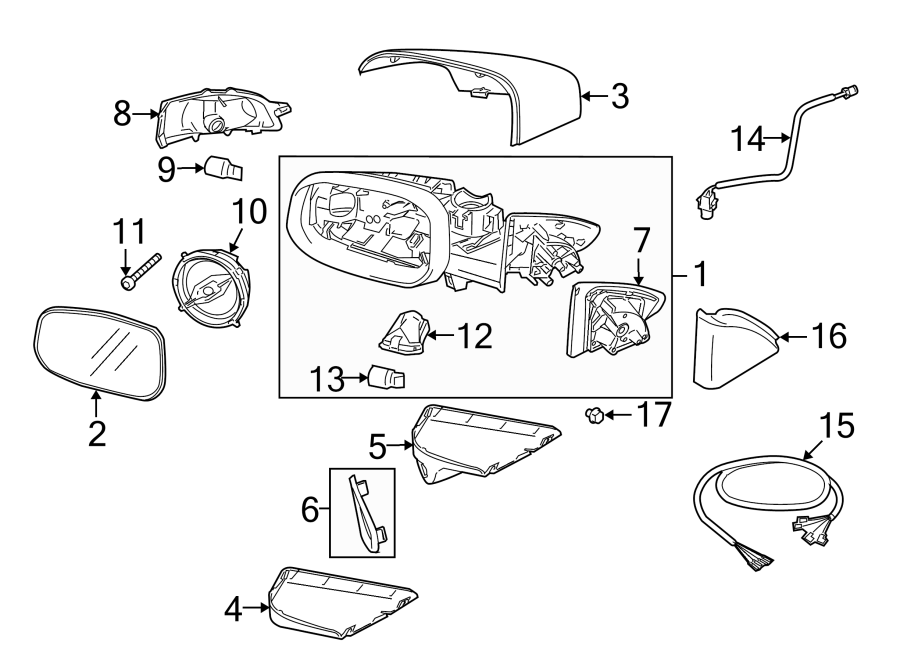 3FRONT DOOR. OUTSIDE MIRRORS.https://images.simplepart.com/images/parts/motor/fullsize/9715777.png