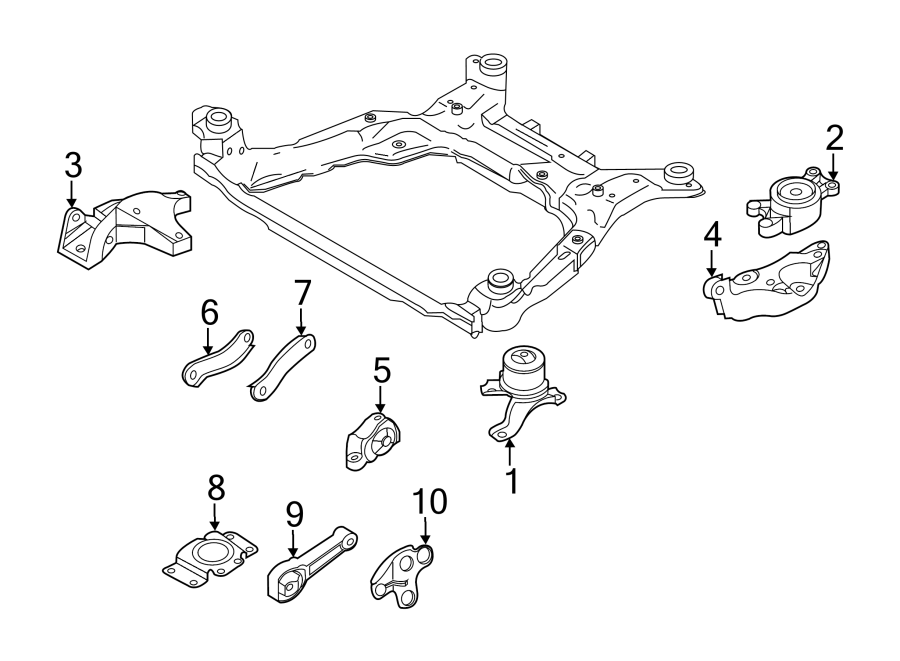 2ENGINE / TRANSAXLE. ENGINE & TRANS MOUNTING.https://images.simplepart.com/images/parts/motor/fullsize/9716245.png