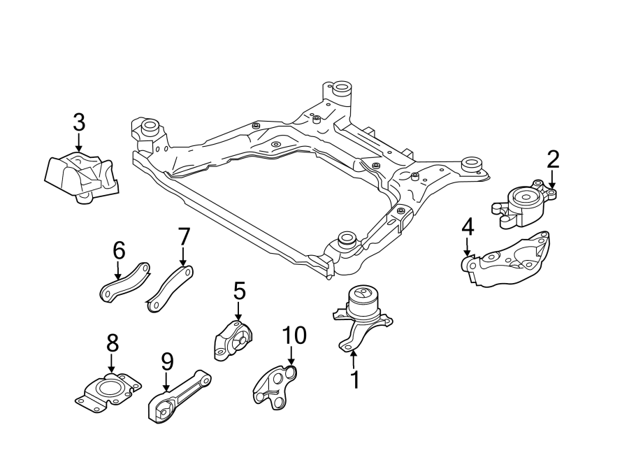 2ENGINE / TRANSAXLE. ENGINE & TRANS MOUNTING.https://images.simplepart.com/images/parts/motor/fullsize/9716247.png