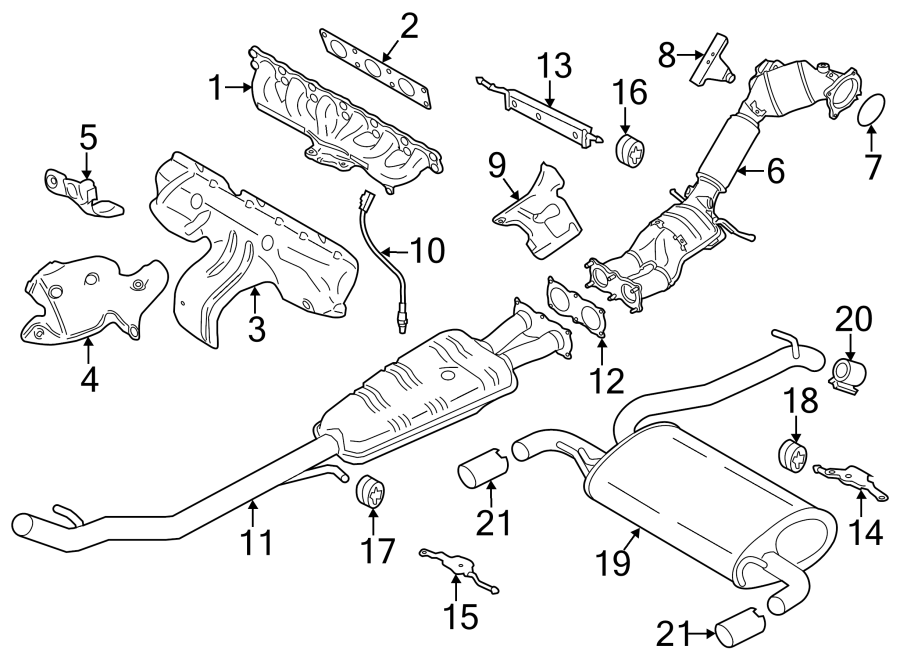 13EXHAUST SYSTEM. EXHAUST COMPONENTS.https://images.simplepart.com/images/parts/motor/fullsize/9716260.png