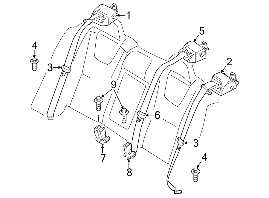 7RESTRAINT SYSTEMS. REAR SEAT BELTS.https://images.simplepart.com/images/parts/motor/fullsize/9716410.png