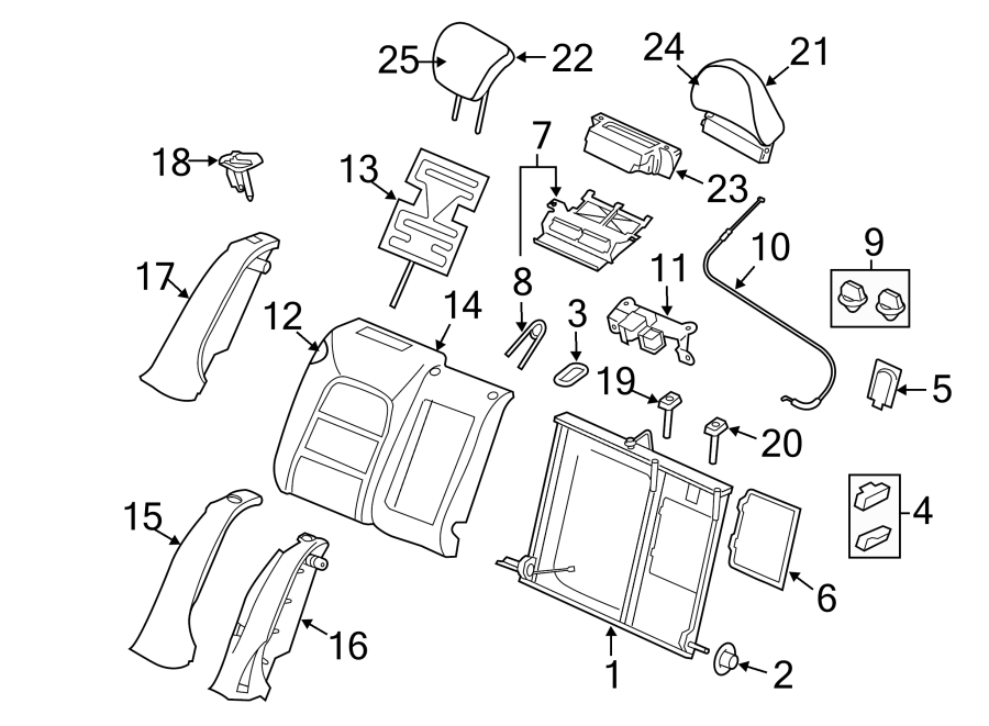 19Seats & tracks. Rear seat components.https://images.simplepart.com/images/parts/motor/fullsize/9716430.png