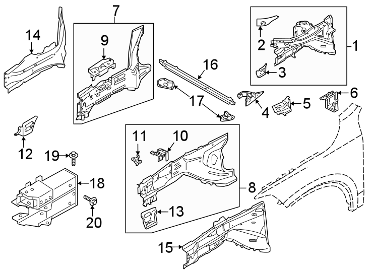 22Fender. Structural components & rails.https://images.simplepart.com/images/parts/motor/fullsize/9719166.png