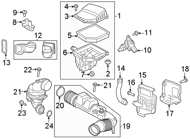 24Engine / transaxle. Air intake.https://images.simplepart.com/images/parts/motor/fullsize/9719280.png