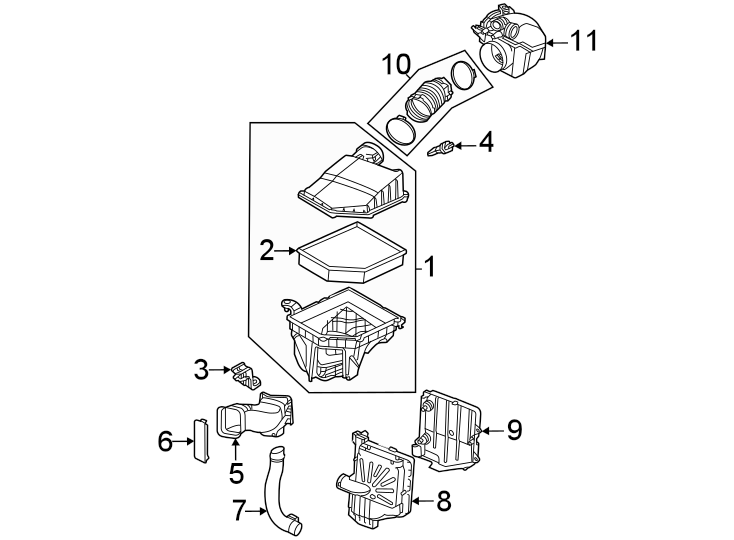 4Engine / transaxle. Air intake.https://images.simplepart.com/images/parts/motor/fullsize/9719282.png