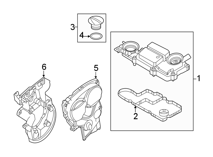 2Engine / transaxle. Valve & timing covers.https://images.simplepart.com/images/parts/motor/fullsize/9719297.png