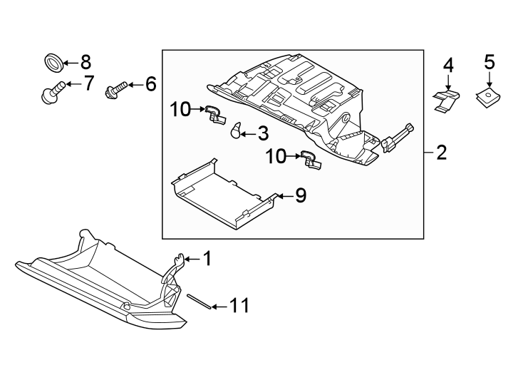 11INSTRUMENT PANEL. GLOVE BOX.https://images.simplepart.com/images/parts/motor/fullsize/9719515.png