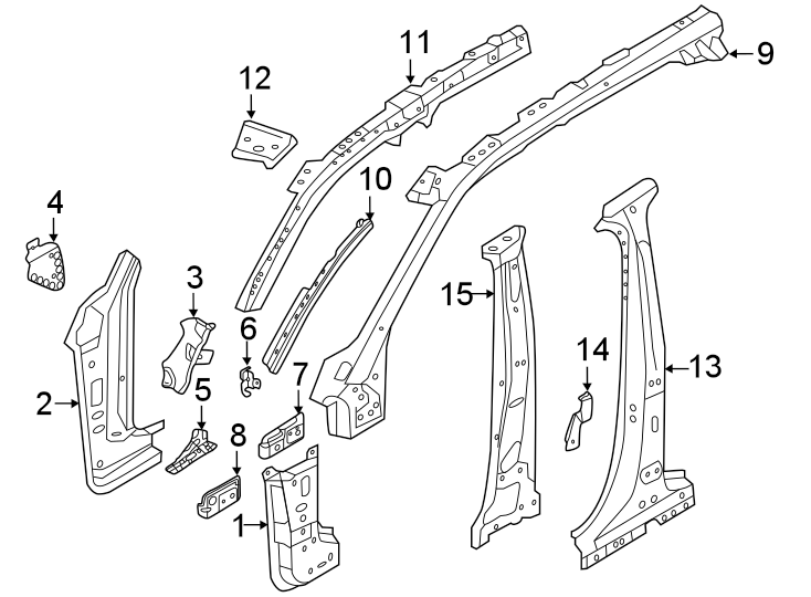 1PILLARS. ROCKER & FLOOR. CENTER PILLAR. HINGE PILLAR.https://images.simplepart.com/images/parts/motor/fullsize/9719640.png