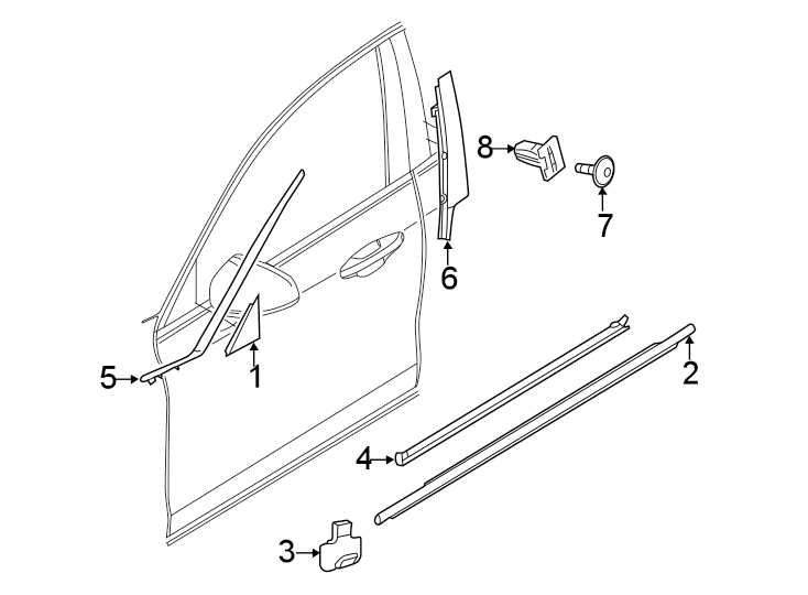 4FRONT DOOR. EXTERIOR TRIM.https://images.simplepart.com/images/parts/motor/fullsize/9719665.png