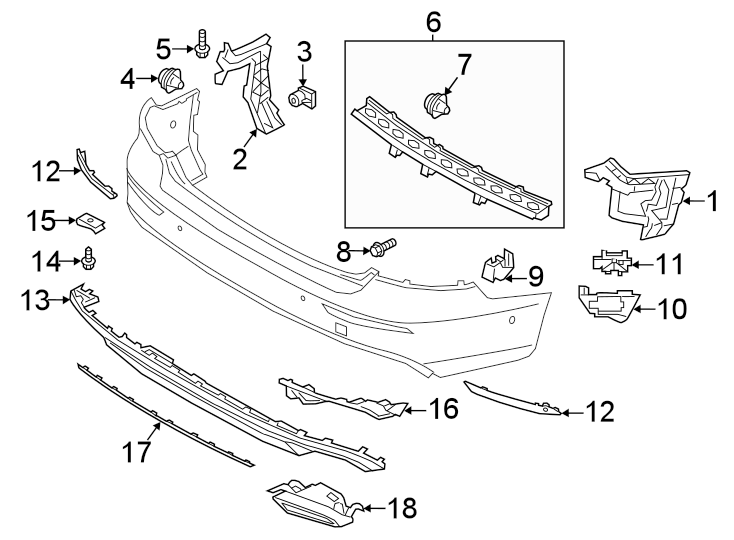 7Rear bumper. Bumper & components.https://images.simplepart.com/images/parts/motor/fullsize/9719935.png