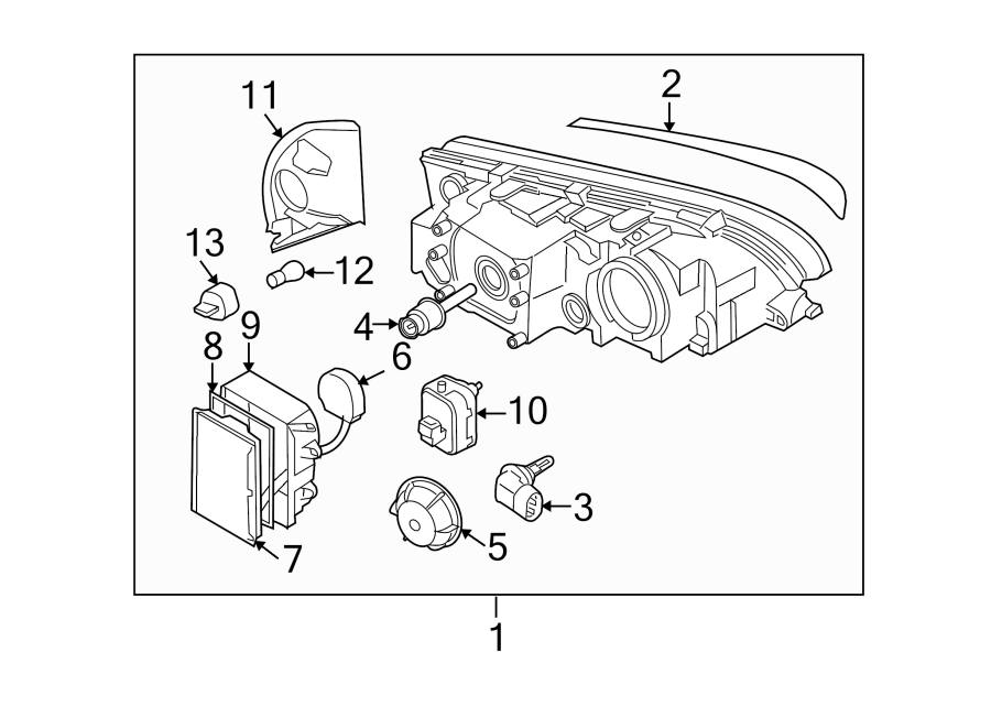 2FRONT LAMPS. HEADLAMP COMPONENTS.https://images.simplepart.com/images/parts/motor/fullsize/9720012.png