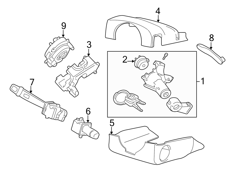 8STEERING COLUMN. SHROUD. SWITCHES & LEVERS.https://images.simplepart.com/images/parts/motor/fullsize/9720250.png