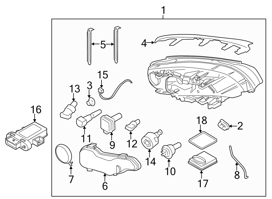 11FRONT LAMPS. HEADLAMP COMPONENTS.https://images.simplepart.com/images/parts/motor/fullsize/9721012.png