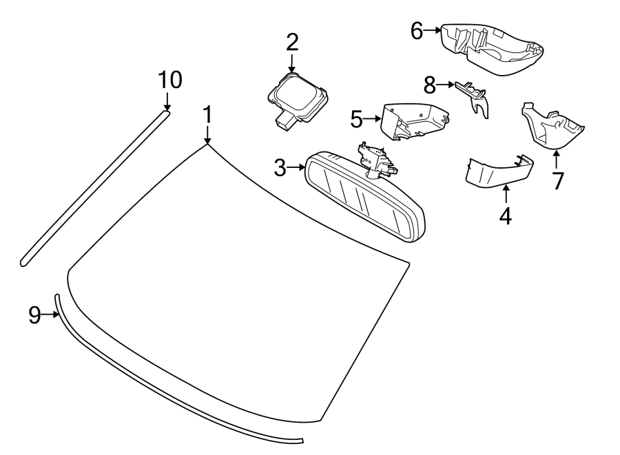 7WINDSHIELD. GLASS. REVEAL MOLDINGS.https://images.simplepart.com/images/parts/motor/fullsize/9721350.png