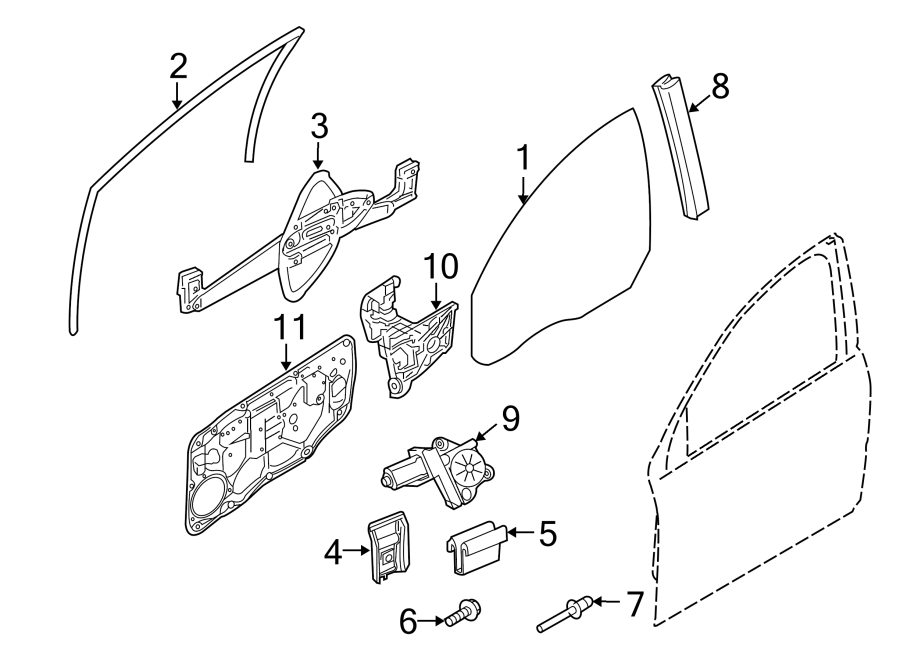 6FRONT DOOR. GLASS & HARDWARE.https://images.simplepart.com/images/parts/motor/fullsize/9721500.png