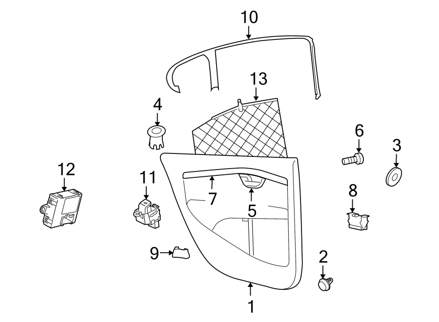 4Rear door. Interior trim.https://images.simplepart.com/images/parts/motor/fullsize/9721530.png