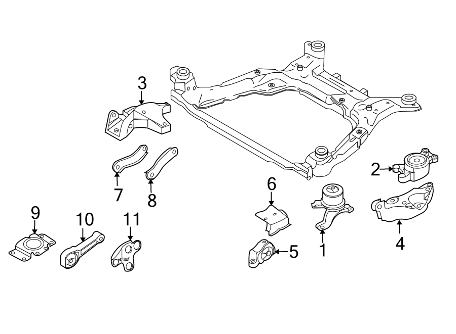 2ENGINE / TRANSAXLE. ENGINE & TRANS MOUNTING.https://images.simplepart.com/images/parts/motor/fullsize/9721705.png