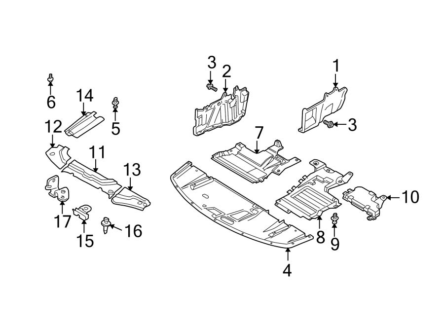 9RADIATOR SUPPORT. SPLASH SHIELDS.https://images.simplepart.com/images/parts/motor/fullsize/9725075.png