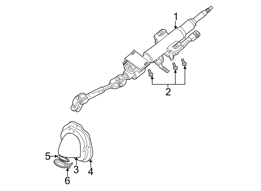 2STEERING COLUMN ASSEMBLY.https://images.simplepart.com/images/parts/motor/fullsize/9725350.png