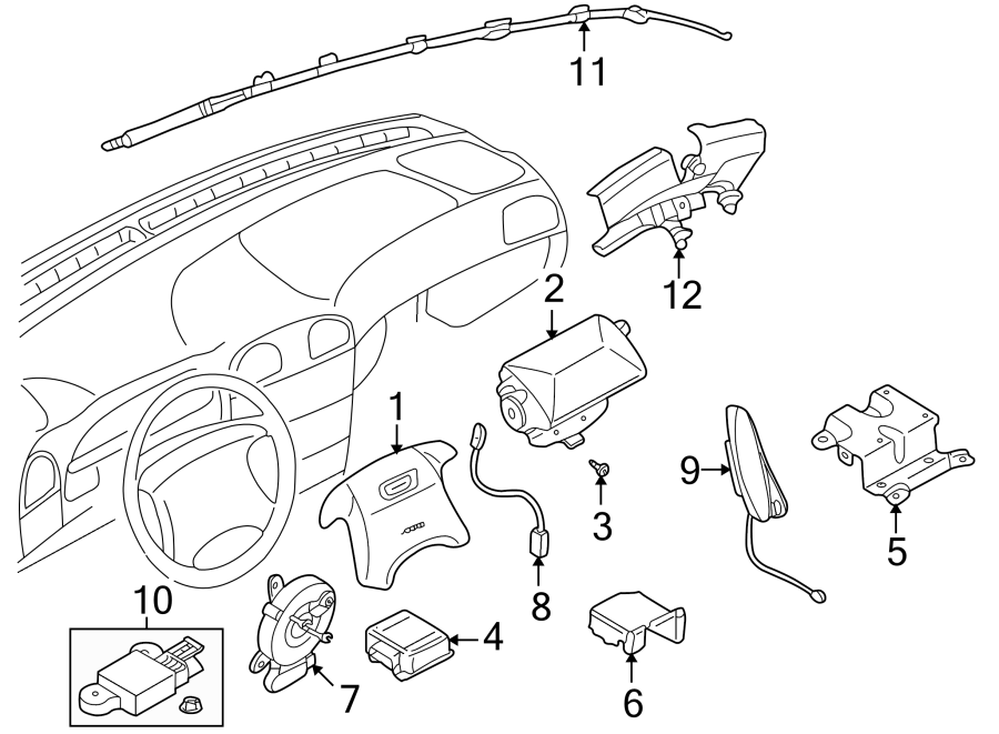 8RESTRAINT SYSTEMS. AIR BAG COMPONENTS.https://images.simplepart.com/images/parts/motor/fullsize/9725430.png