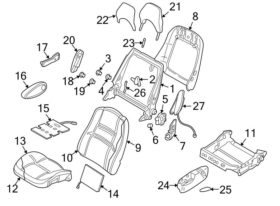 1Seats & tracks. Front seat components.https://images.simplepart.com/images/parts/motor/fullsize/9725450.png