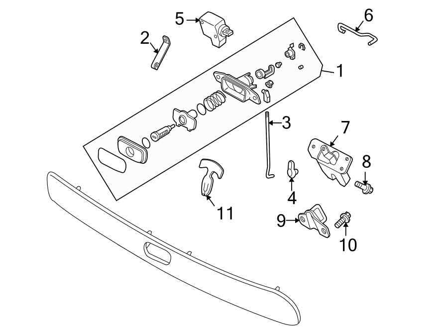 8Lift gate. Lock & hardware.https://images.simplepart.com/images/parts/motor/fullsize/9725710.png