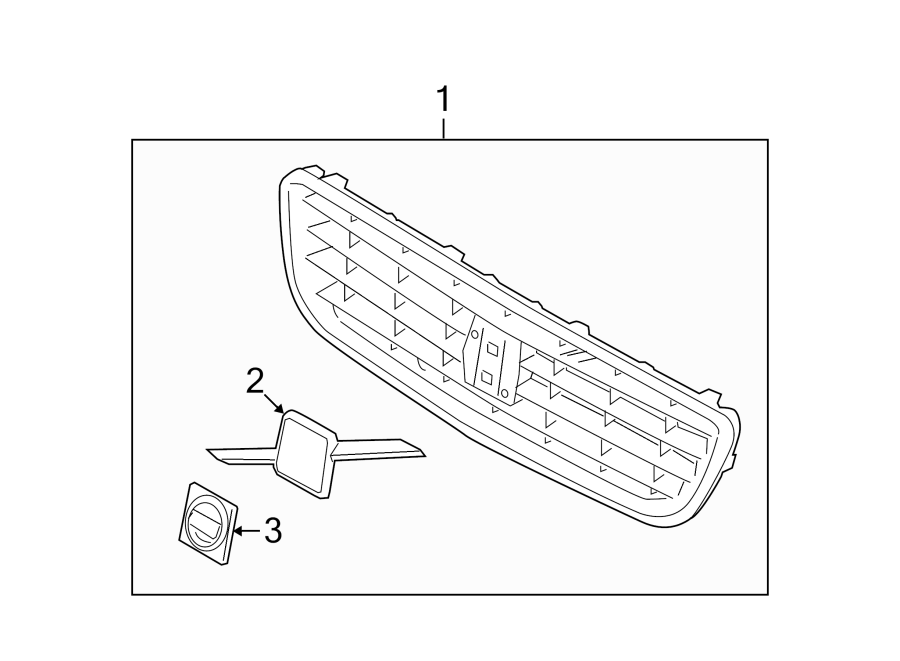 1FRONT BUMPER & GRILLE.https://images.simplepart.com/images/parts/motor/fullsize/9726017.png